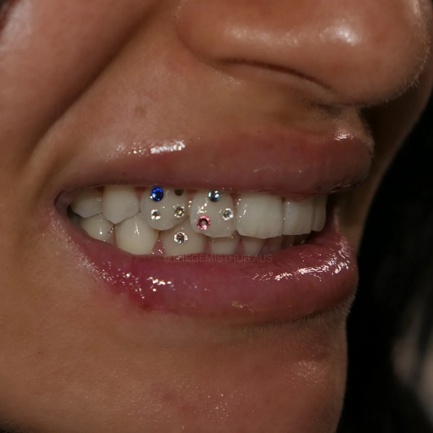 Feeling blue close-up